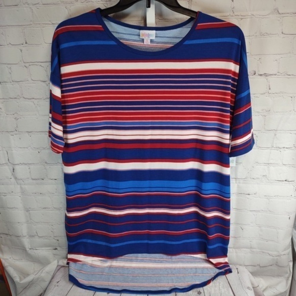 NWT LuLaRoe Irma High-Low Tunic Top Small Shirt Top Blouse Multicolor - Picture 1 of 11